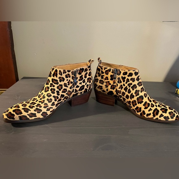 J Crew Sawyer Calf Hair Ankle Booties NEW - Picture 5 of 7